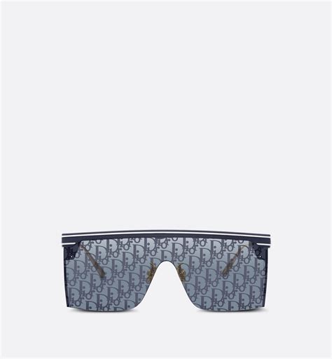 blue dior oblique mask sunglasses|DiorClub M1U Blue Dior Oblique Mask Sunglasses .